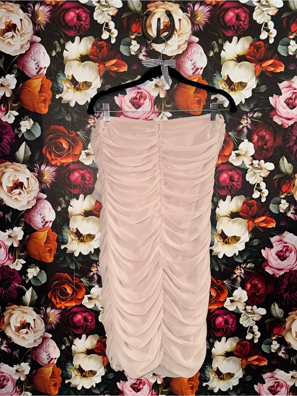 Express Strapless Ruched Cocktail Dress in Light Pink, Size 10, NWT - Picture 14 of 15